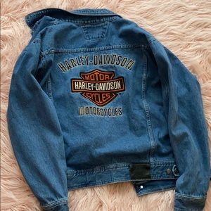 COPY - Harley Davidson blue Jean jacket